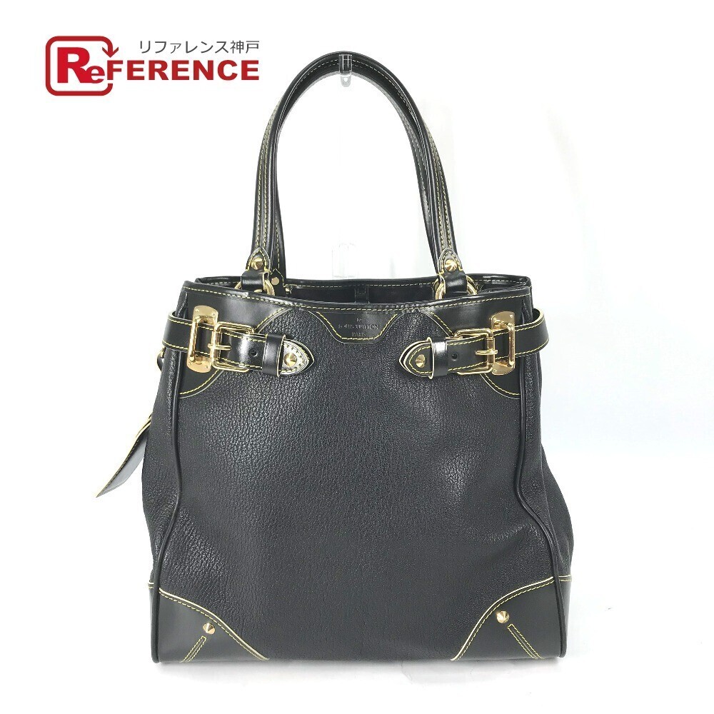 Louis Vuitton Suhali Majesty Tote Bag Leather Handbag Noir Black